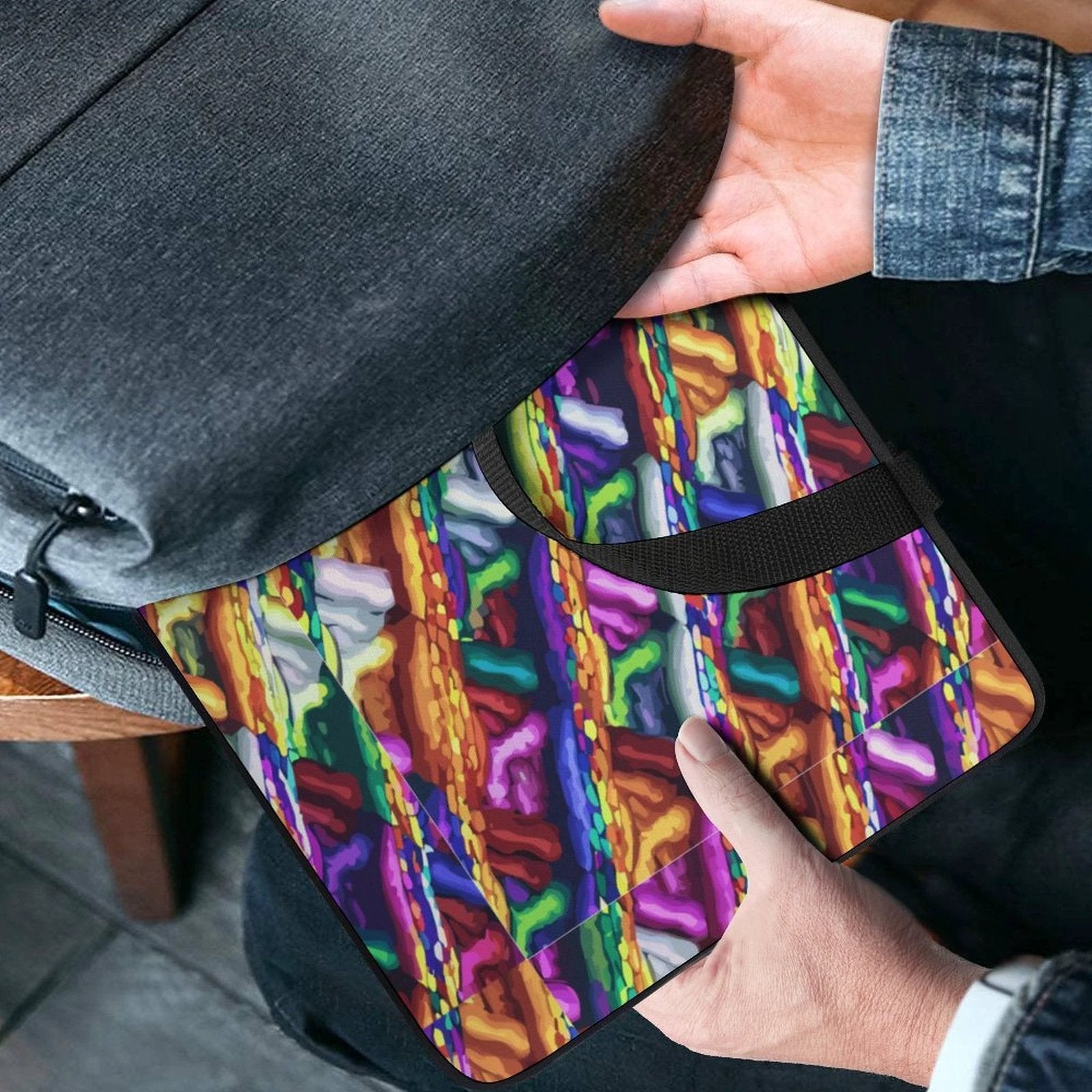 Maximalist Mind Melting Custom Laptop Case With SVG Art By Dyles Mavis