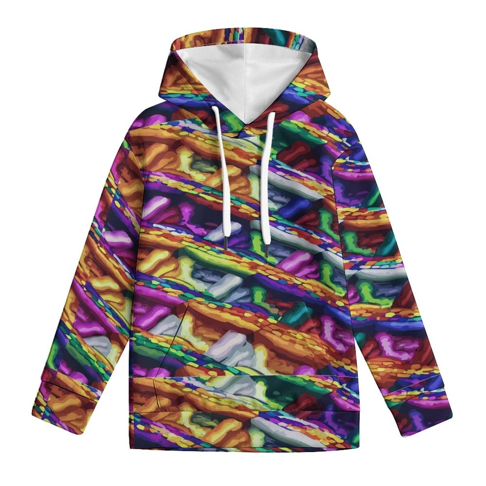 Mind Melting All Over Print Kids Hoodie 160gsm Japanese Fabric