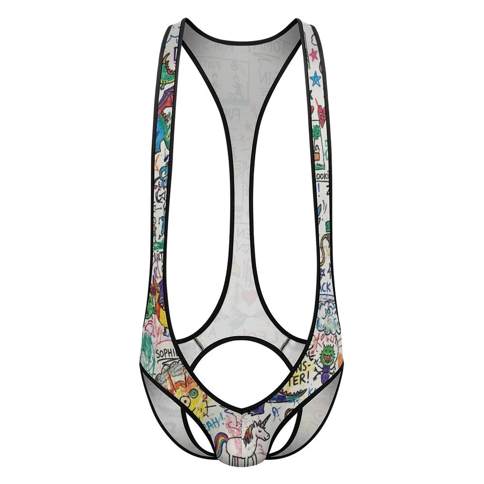 160gsm Sleek Men's Bodysuit Underwear(All-Over Printing) by SALE_DESIGN-Personal Design