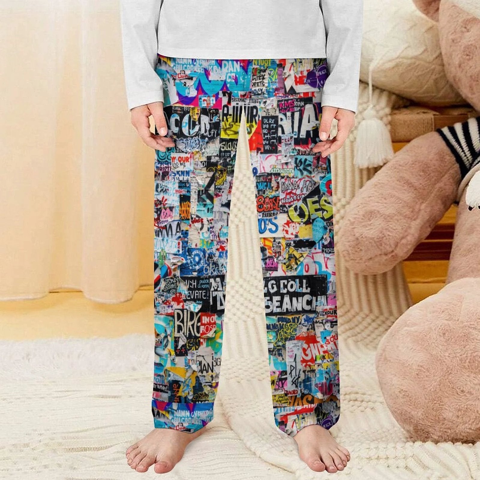 180gsm Children Pajamas Pants(All-Over Printing) by SALE_DESIGN-Personal Design