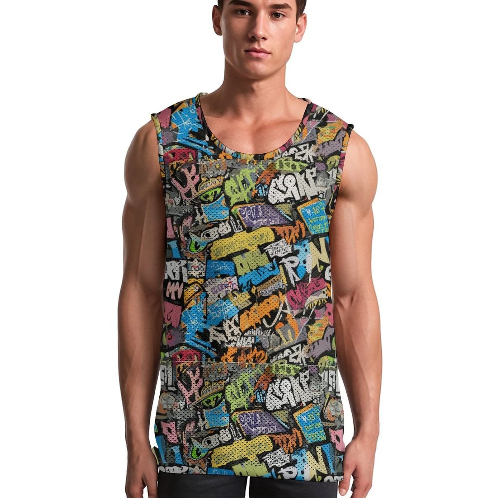 170gsm Men's Quick-Dry Tank Top(All-Over Printing) by SALE-Personal Design