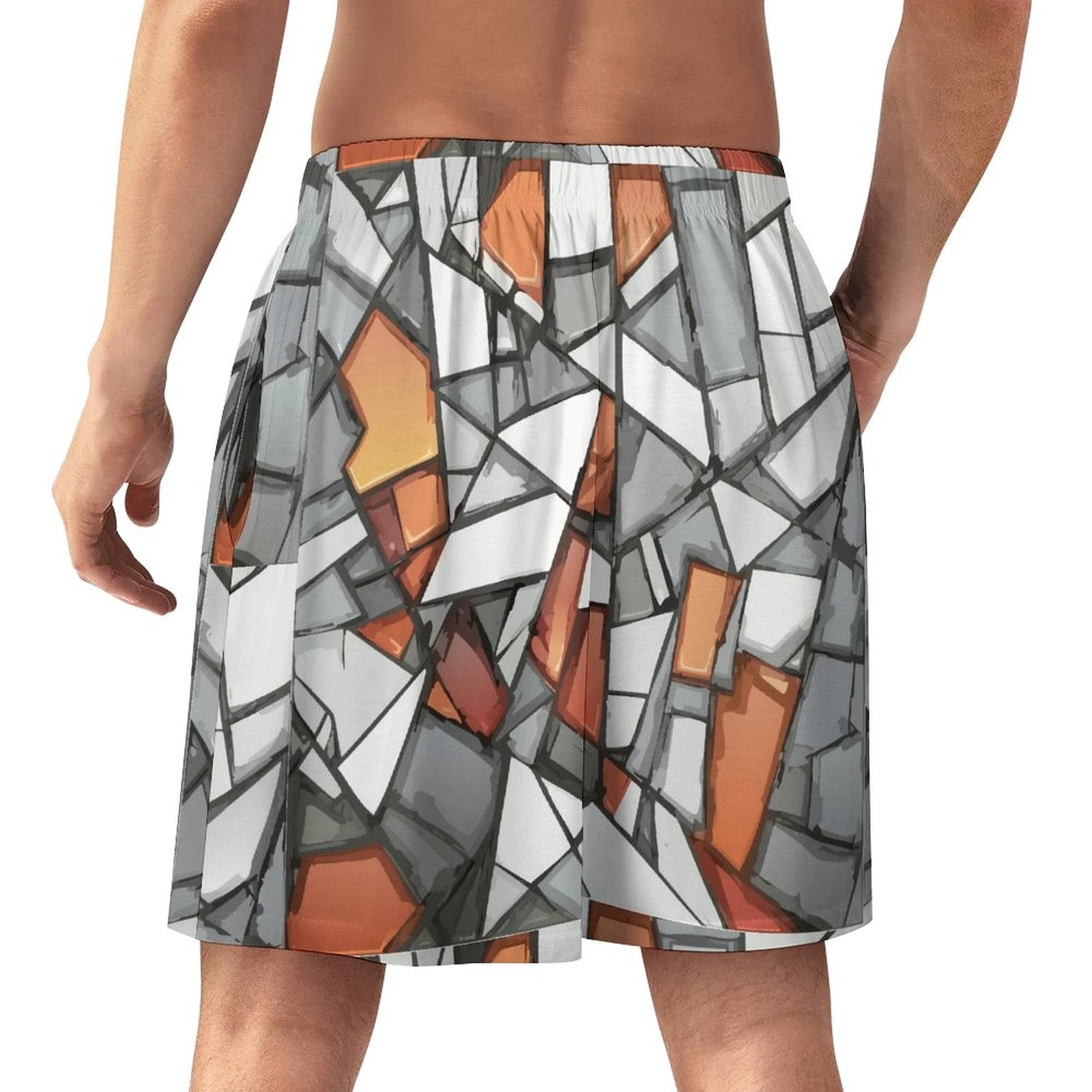 170gsm Pajama Shorts for Men(All-Over Printing) by SALE_DESIGN-Personal Design