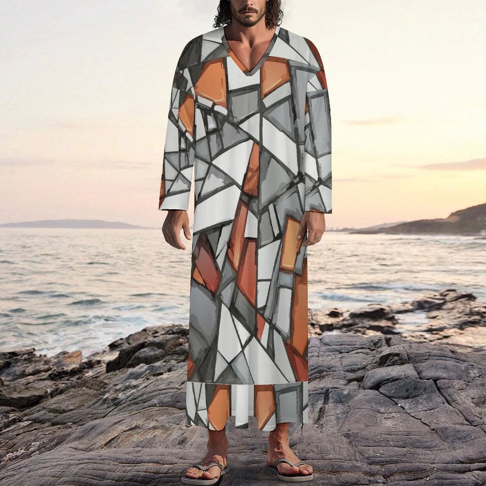 170gsm Middle Eastern Kaftan(All-Over Printing） by SALE_DESIGN-Personal Design