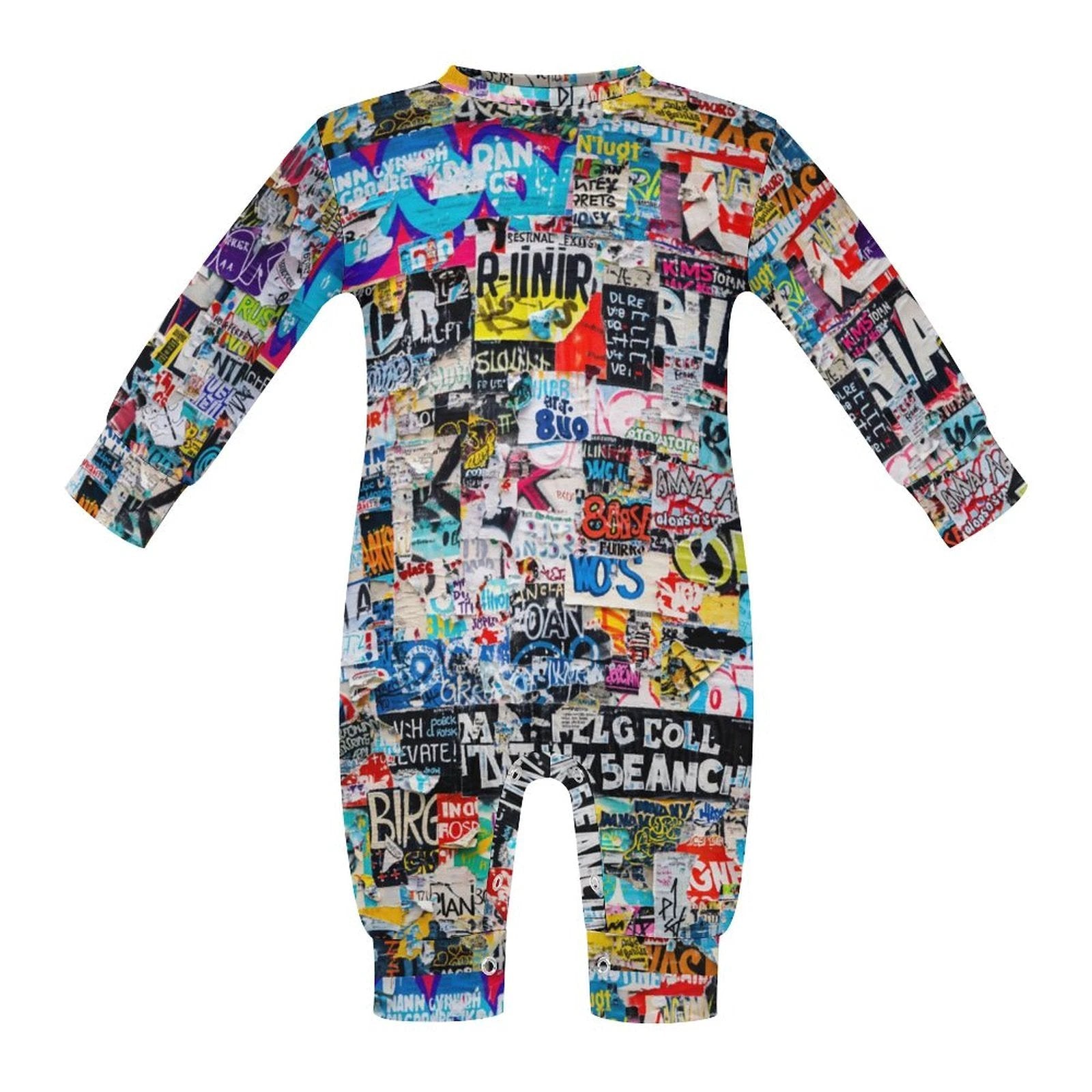 180gsm Long Sleeve Baby Romper(10 Sites) (All-Over Printing) by SALE_DESIGN-Personal Design