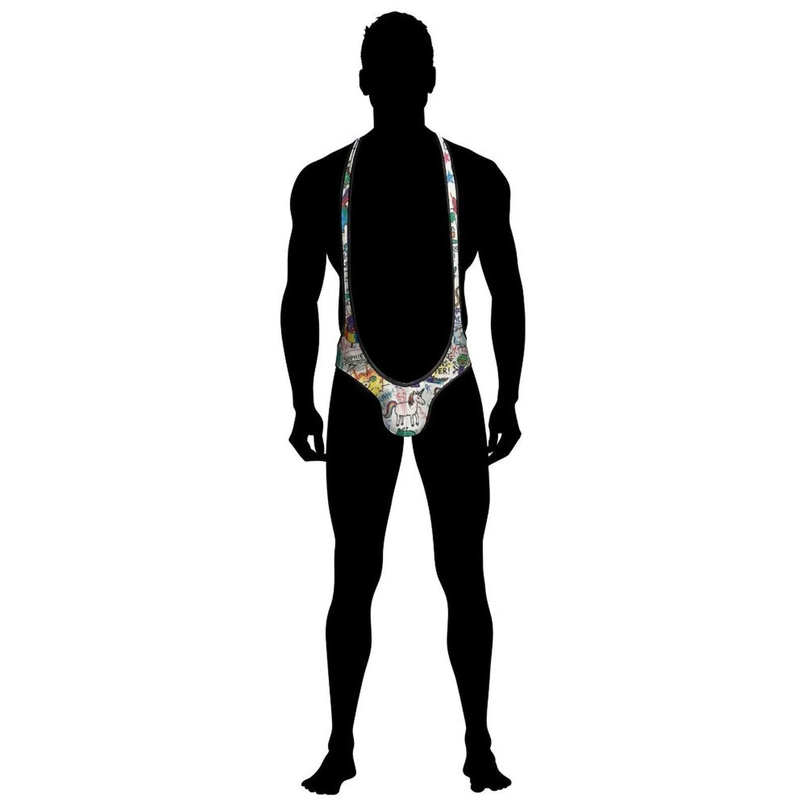 160gsm Sleek Men's Bodysuit Underwear(All-Over Printing) by SALE_DESIGN-Personal Design