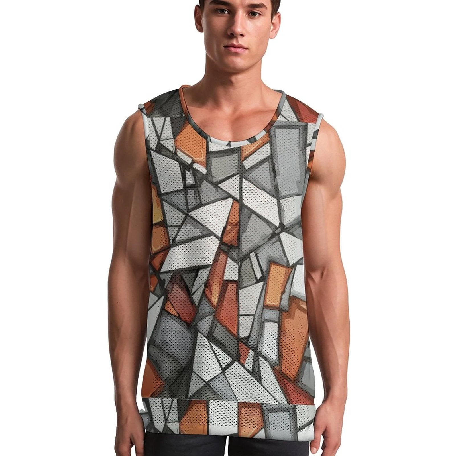 170gsm Men's Quick-Dry Tank Top(All-Over Printing) by SALE_DESIGN-Personal Design