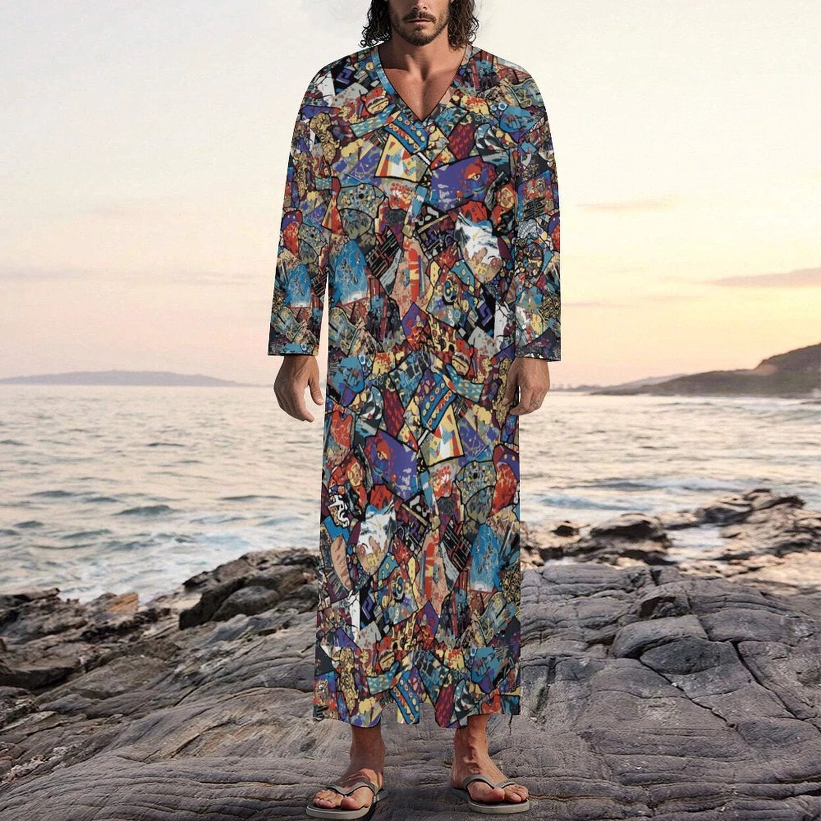 170gsm Middle Eastern Kaftan(All-Over Printing） by SALE_DESIGN-Personal Design