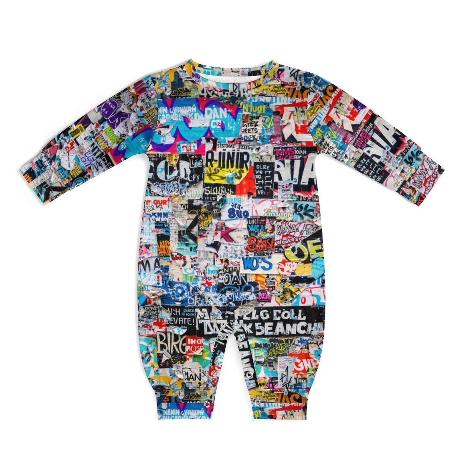 180gsm Long Sleeve Baby Romper(10 Sites) (All-Over Printing) by SALE_DESIGN-Personal Design