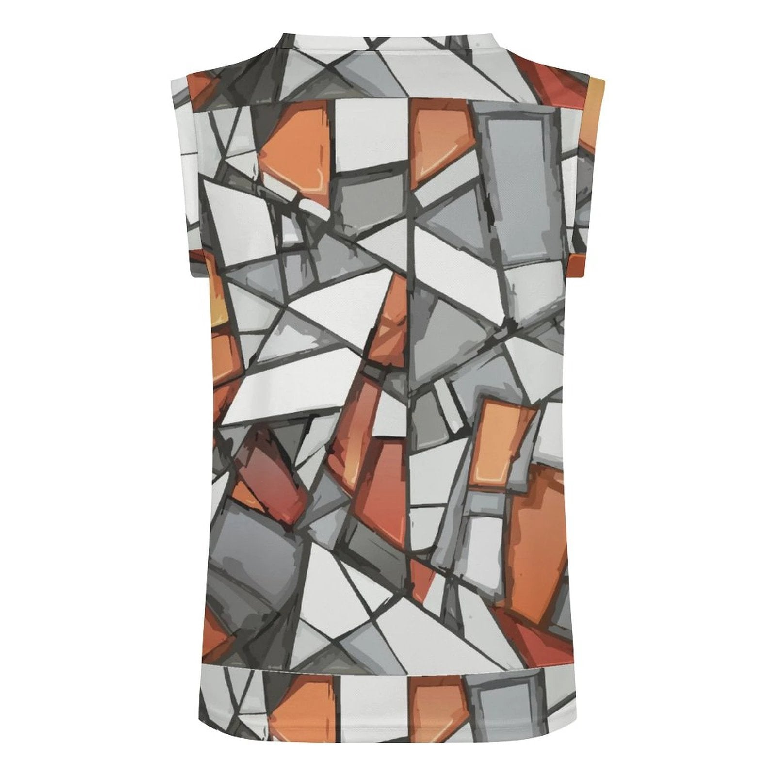 160gsm V-neck Basketball Tank Top(All-Over Printing) by SALE_DESIGN-Personal Design