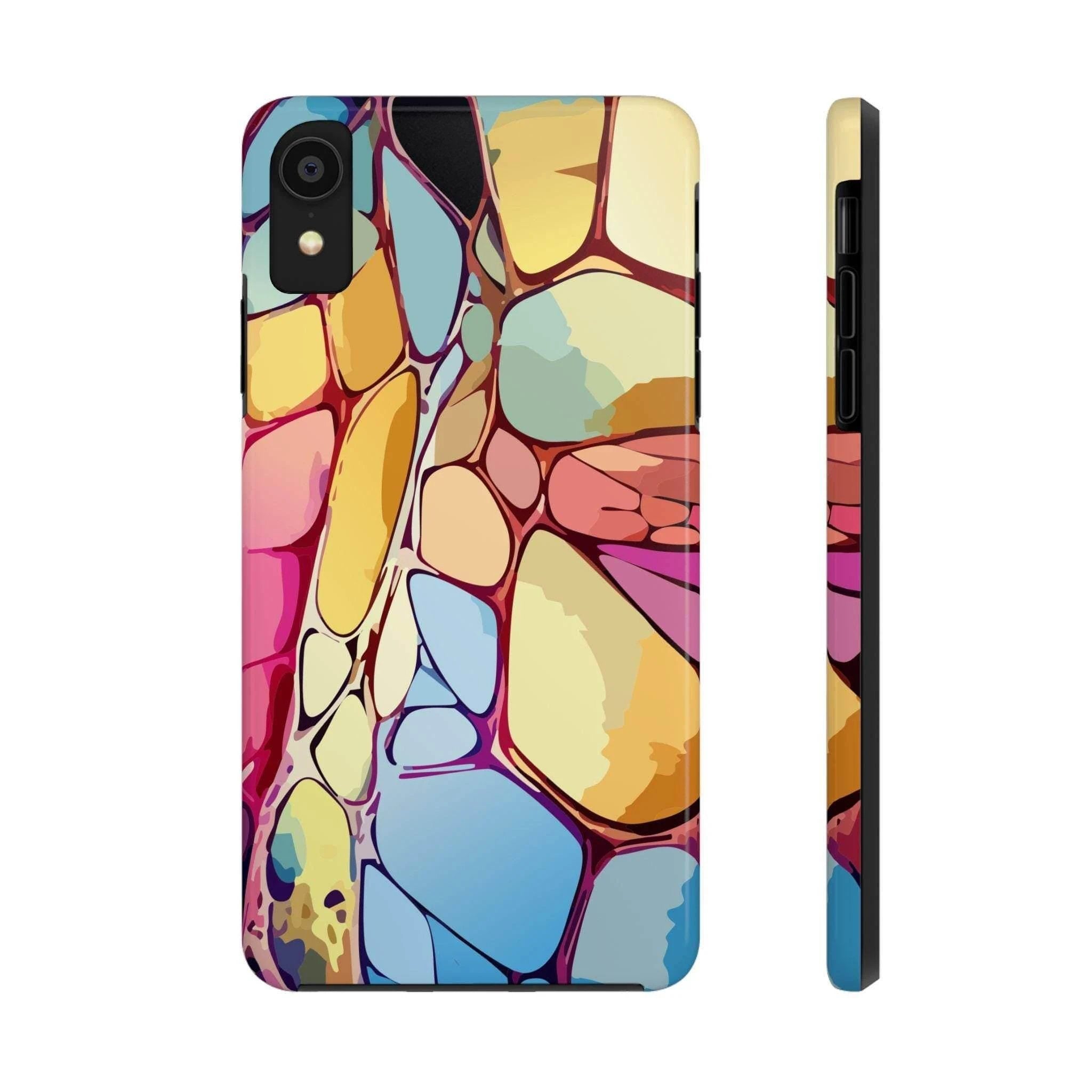 Abstract Chalk Stone iPhone Case - Shockproof Lexan Armor by Aesthetic Rebellion