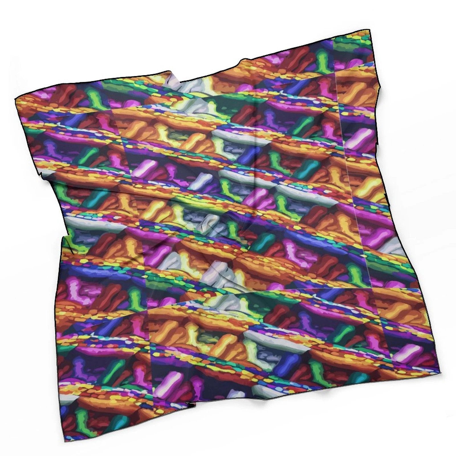 Mind Melting Dyles Mavis Digital Art Scarf Sublimation For Women