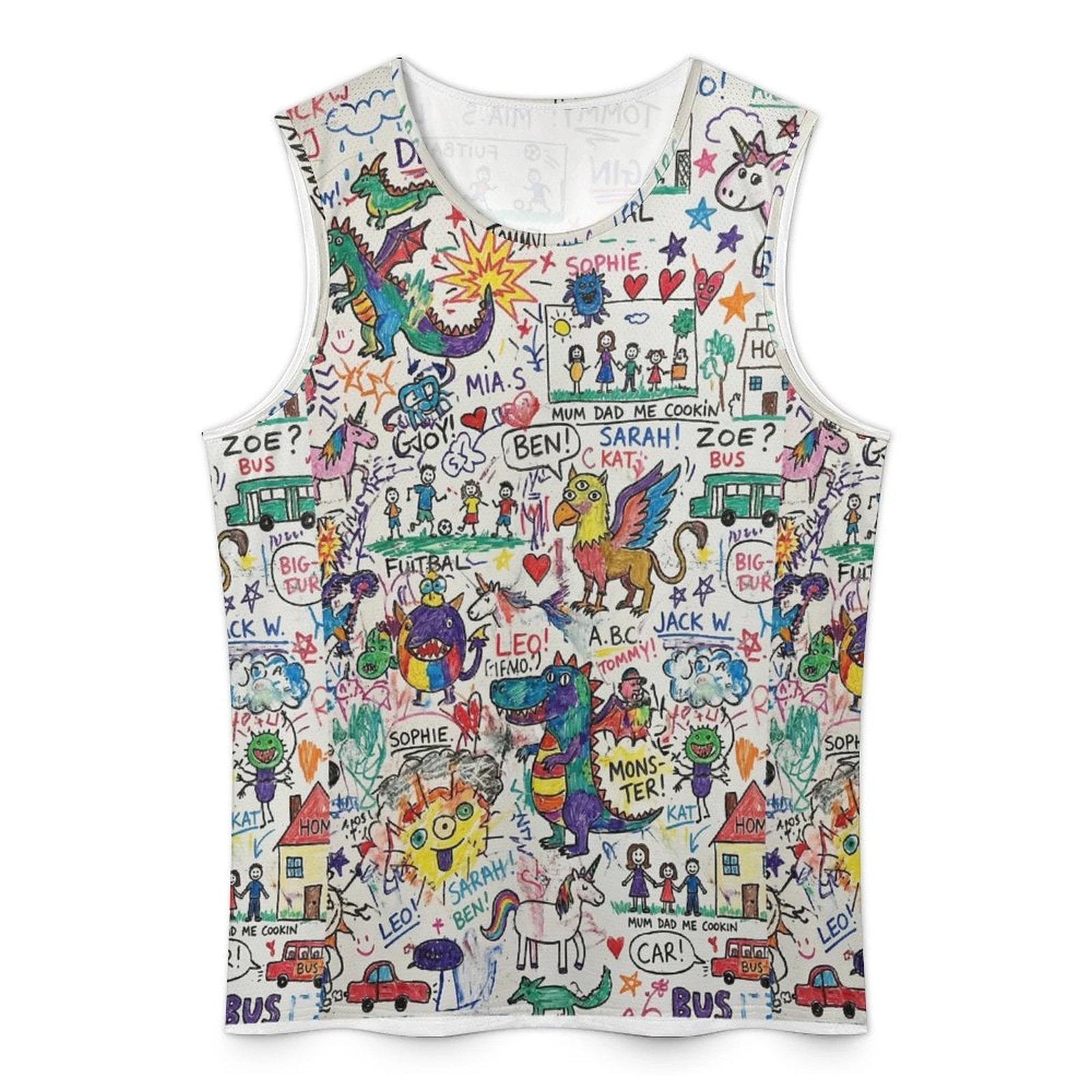 170gsm Men's Quick-Dry Tank Top(All-Over Printing) by SALE_DESIGN-Personal Design