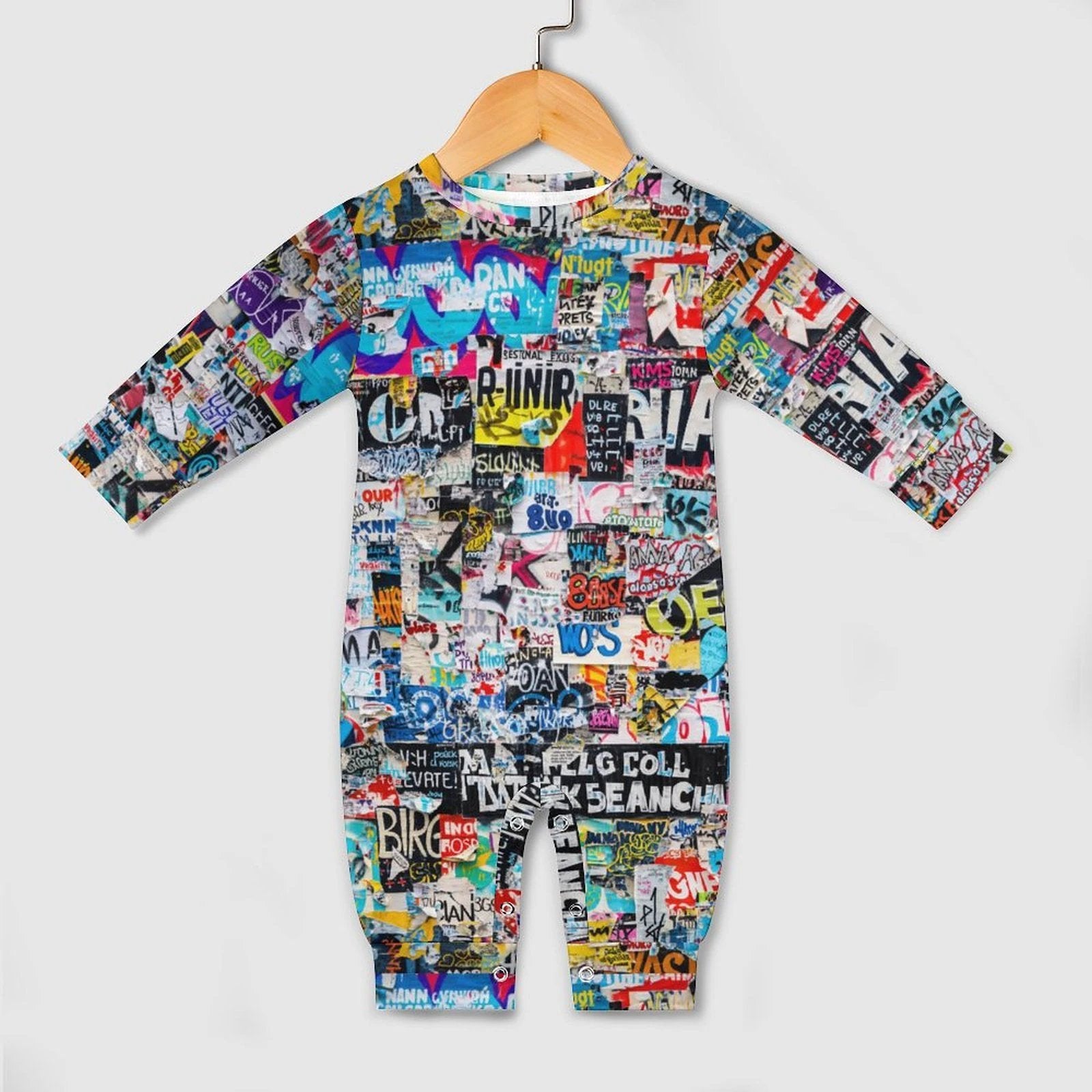 180gsm Long Sleeve Baby Romper(10 Sites) (All-Over Printing) by SALE_DESIGN-Personal Design