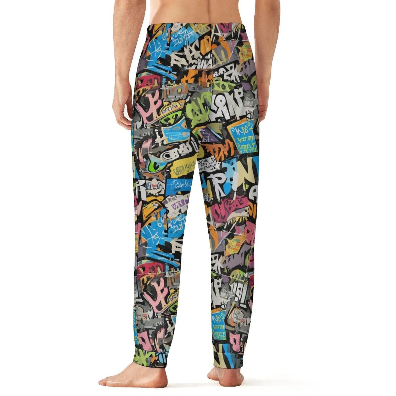 170gsm Faux Cotton Men Pajamas Pants(All-Over Printing) by SALE-Personal Design