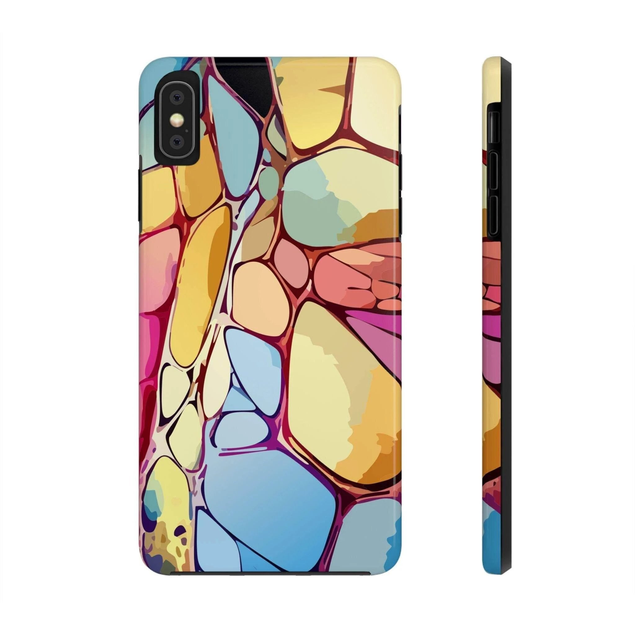 Abstract Chalk Stone iPhone Case - Shockproof Lexan Armor by Aesthetic Rebellion