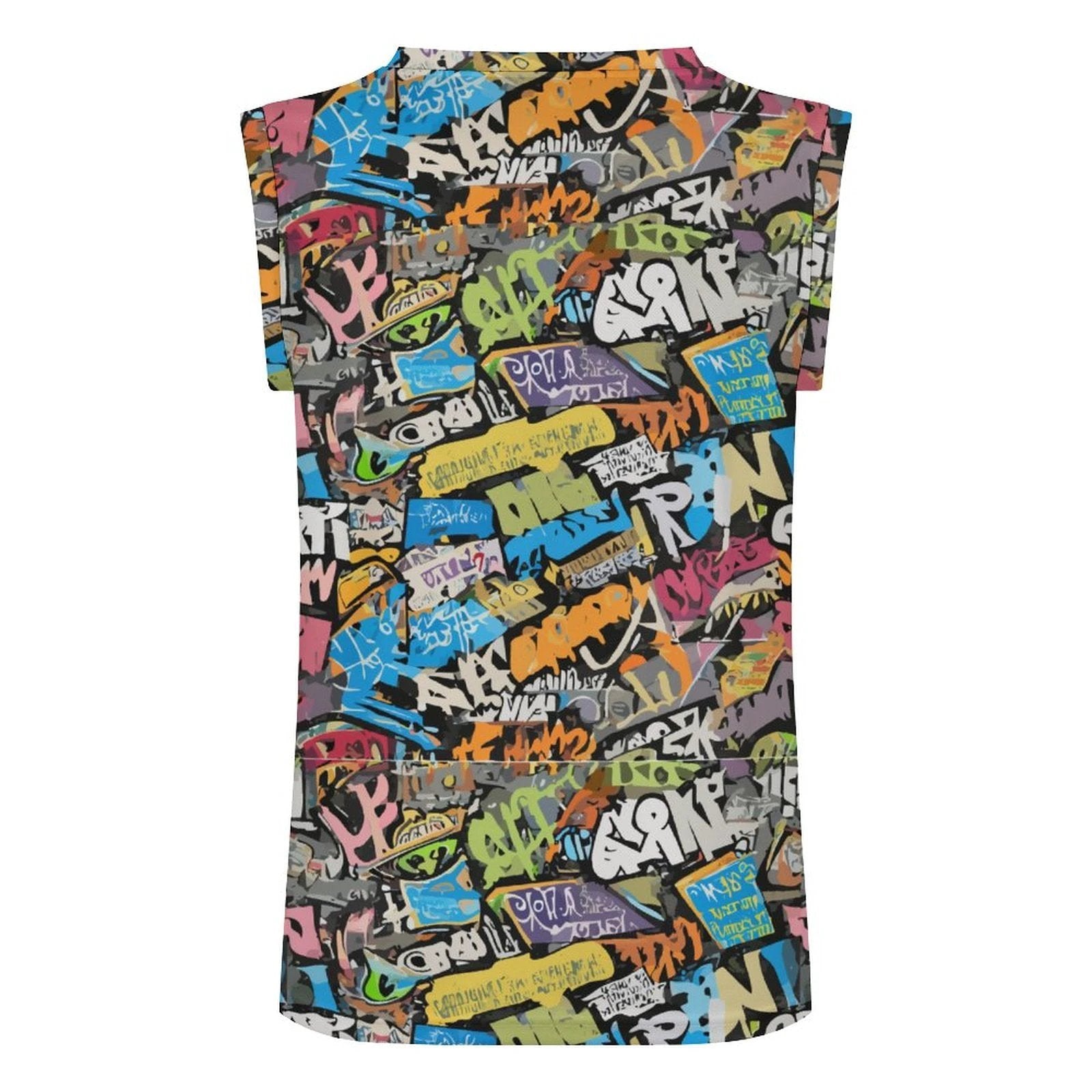 160gsm V-neck Basketball Tank Top(All-Over Printing) by SALE-Personal Design