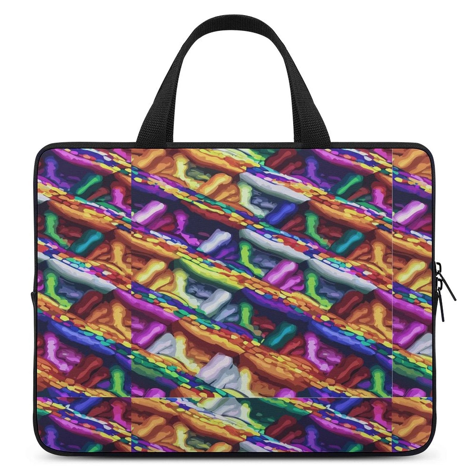 Maximalist Mind Melting Custom Laptop Case With SVG Art By Dyles Mavis